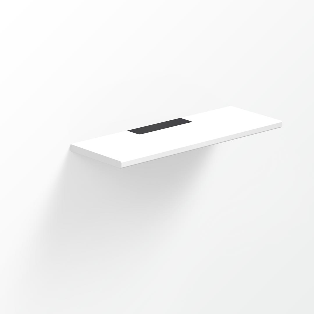 Above Solid Surface Shelf - 30x10cm