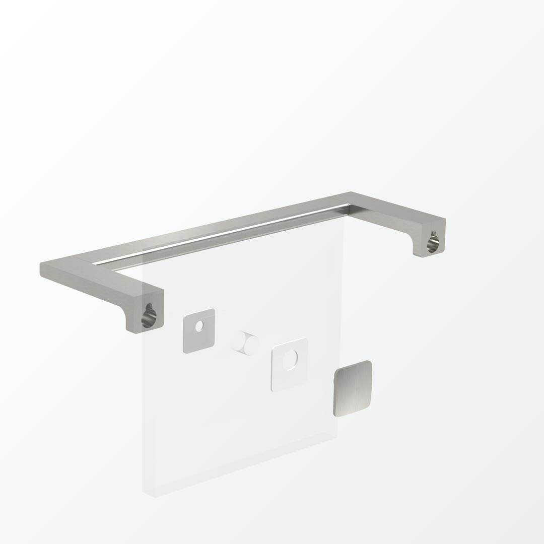 Above Glass Mounting Kit - Single      Also SoldAs BEZTGFK-S