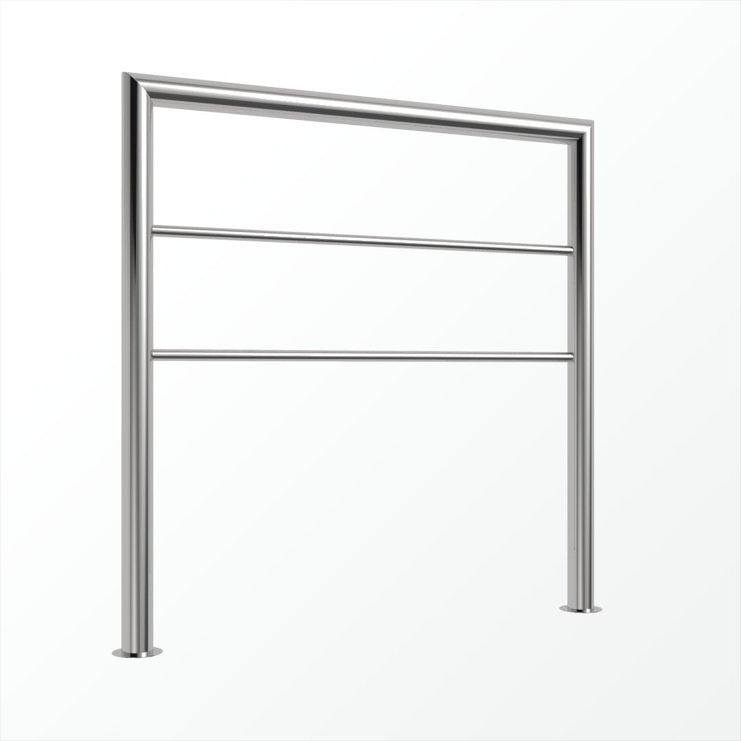 Teno Freestanding Heated Rail - 83x90cm